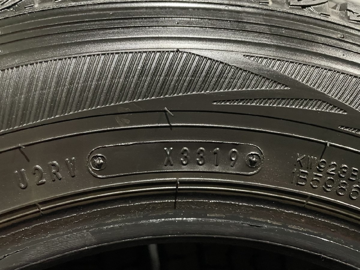 DUNLOP WINTER MAXX SV01 155/80R14 88/86N 14インチ スタッドレス 4本 19年製 バリ溝 プロボックス サクシード等　(MTP158)_画像10