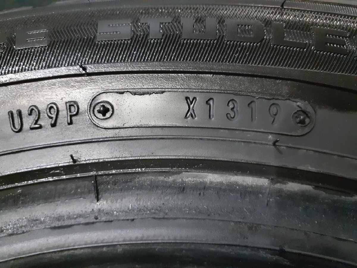 DUNLOP WINTER MAXX WM01 175/65R14 14インチ スタッドレス 4本 19年製 バリ溝 フィット ノート キューブ ベリーサ コルト等　(VTI906)_画像10