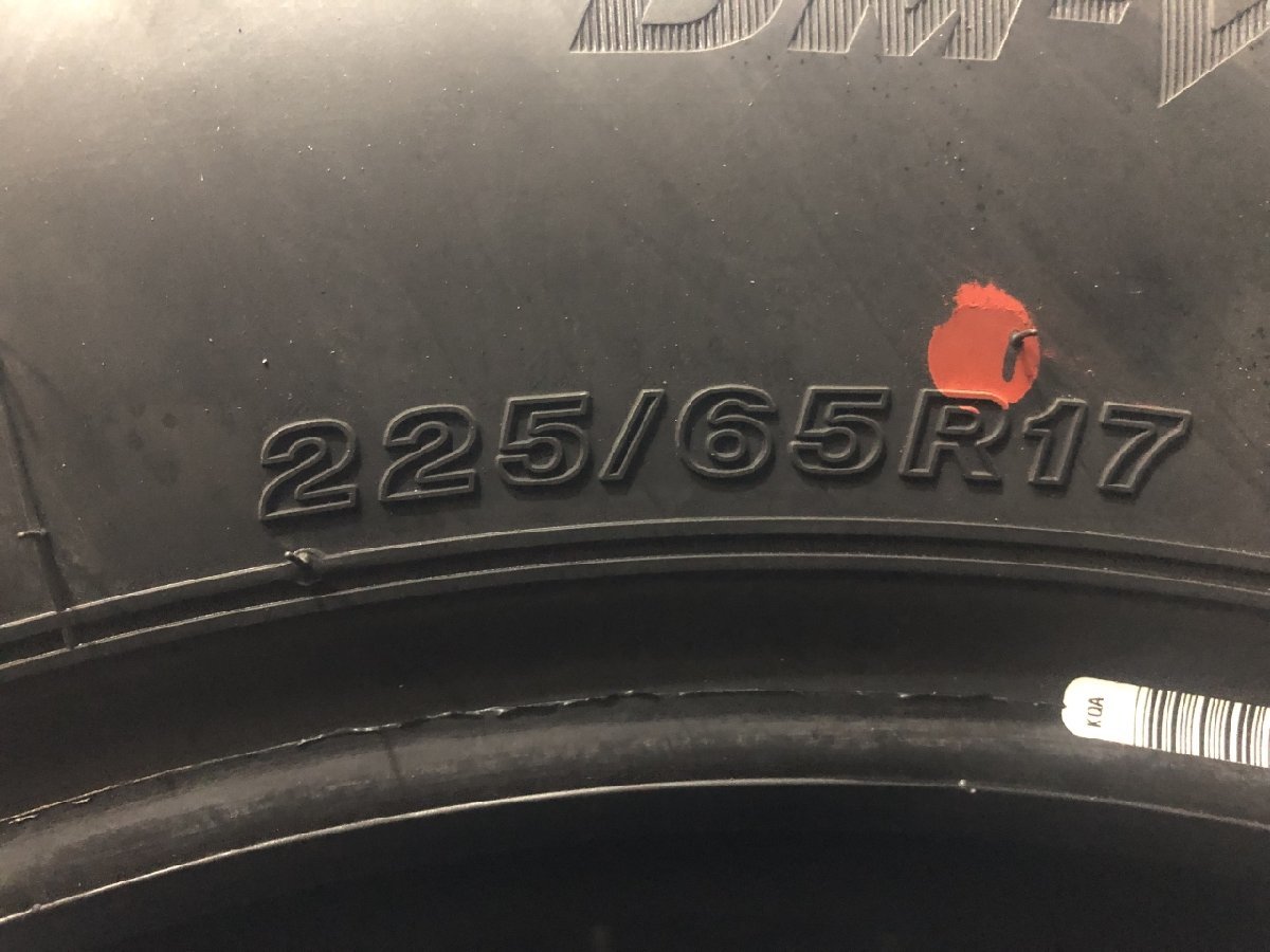 新品 2023年製 BS BRIDGESTONE BLIZZAK DM-V3 225/65R17 102S 17インチ 4本 ハリアー CX-5/CX-8 RAV4 エクストレイル等　(VTG717)_画像9