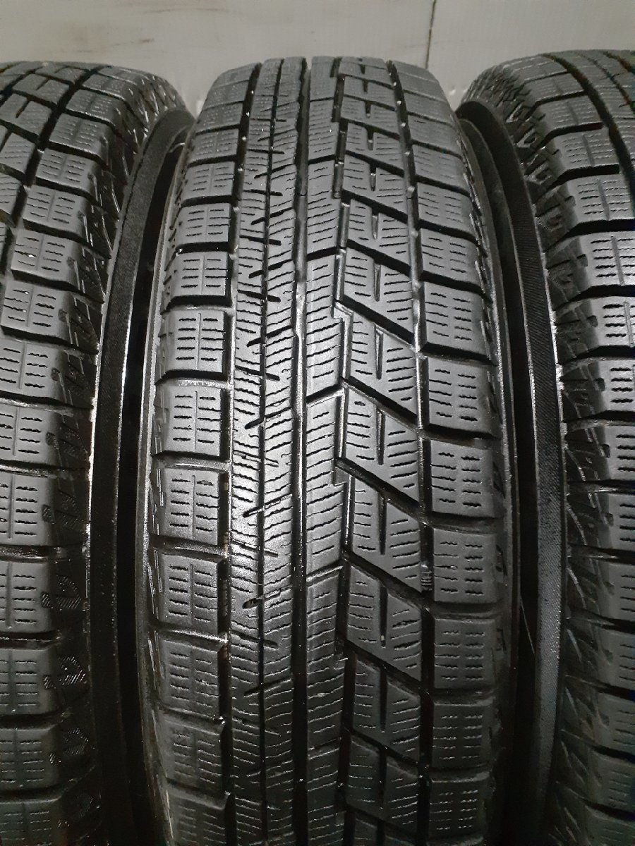 YOKOHAMA ice GUARD iG60 155/80R13 13インチ スタッドレス 4本 21年製 バリ溝 ヴィッツ パッソ ブーン等　(TE314)_画像3