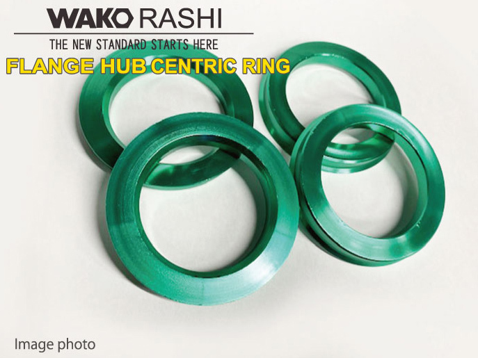 [ outer diameter 67mm inside diameter 54mm] peace wide tsuba attaching hub ring 4 piece set aluminium * Toyota 4H/PCD100 Probox aqua etc. 