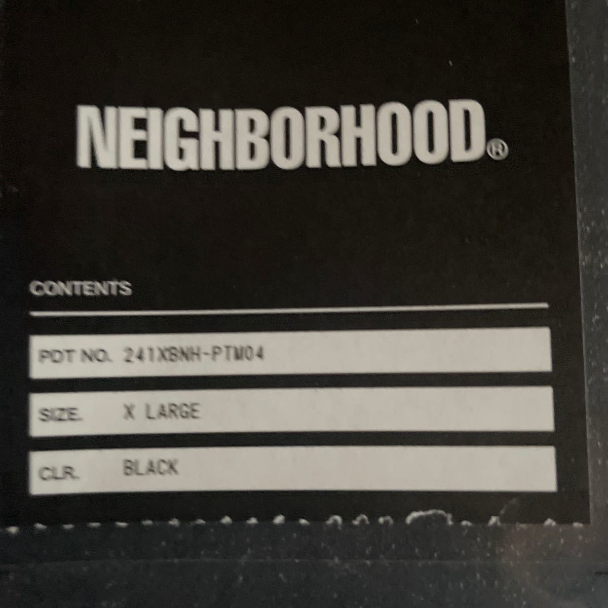 NEIGHBORHOOD WASHED DENIM DP WIDE PANTS BLACK XL / Neighborhood Denim black black 2024 SS 24 24SS 2024SS 241XBNH-PTM04