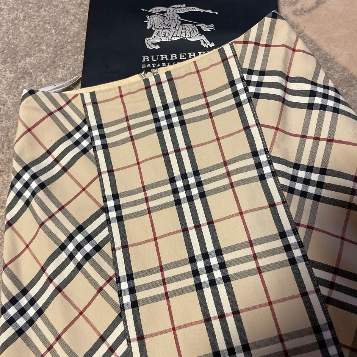 ［希少品］バーバリーロンドン／BURBERRY LONDON バーバリーチェック柄スカート