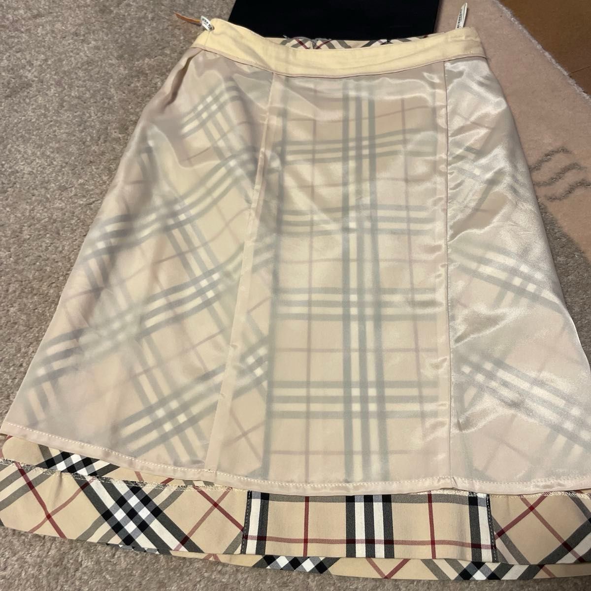 ［希少品］バーバリーロンドン／BURBERRY LONDON バーバリーチェック柄スカート