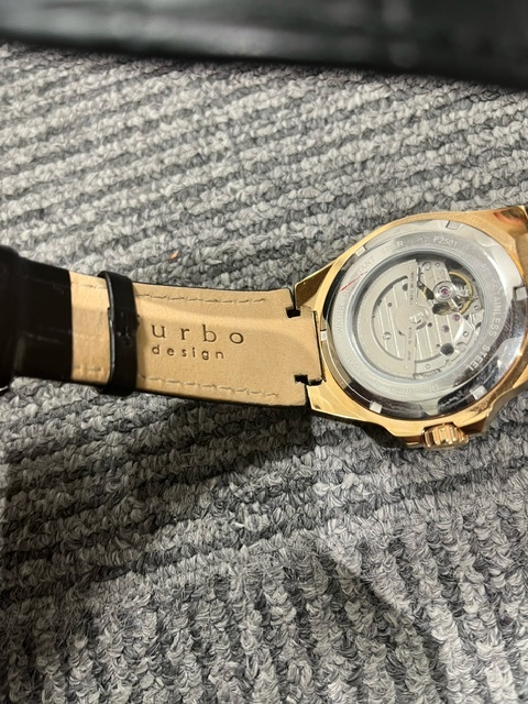 27012☆Furbo design フルボデザイン 自動巻き 腕時計 F2501PBKBK_画像3