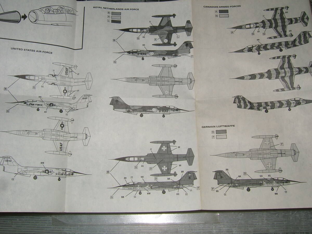 1/48　モノグラム　F-104　　　　　　　　　　　　　　　　1F-2_画像3