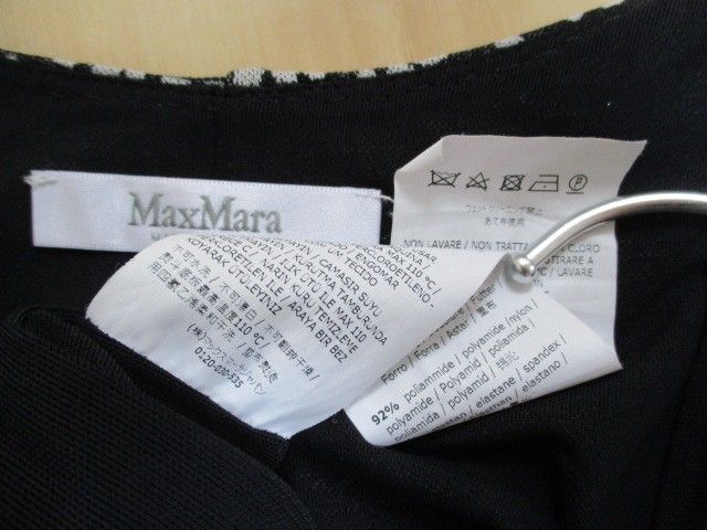 マックスマーラ MAX MARA 白タグ ワンピース 38 イタリア製 美品