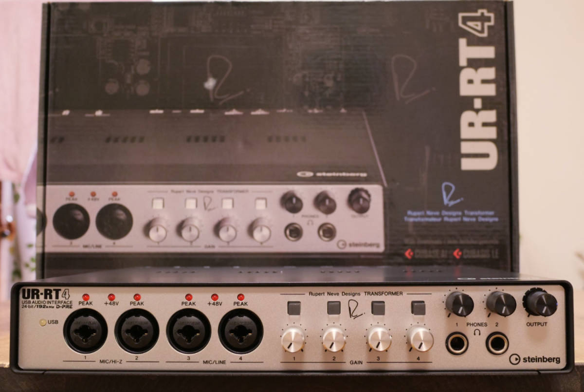 【美品】STEINBERG UR-RT4 　オーディオインターフェイス　Rupert Neve Designsトランス搭載