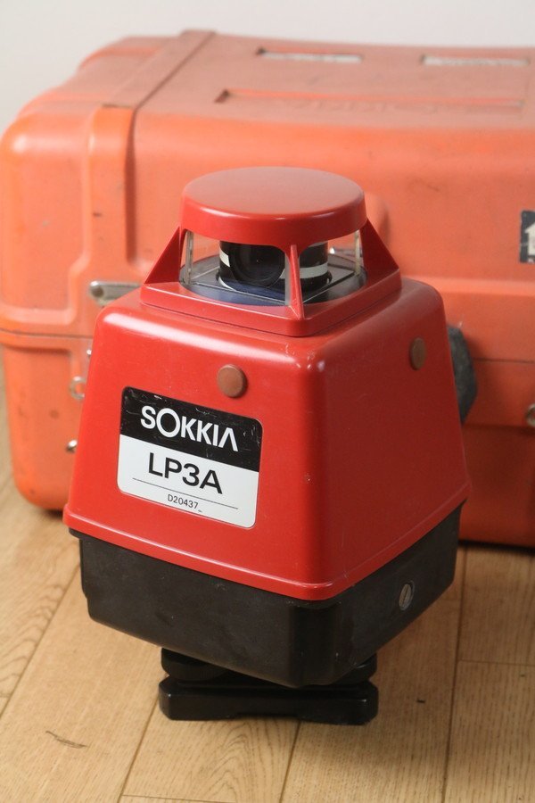 【SOKKIA　LP3A】回転レーザーレベル　測量機　現状!!　管Z7930_画像8