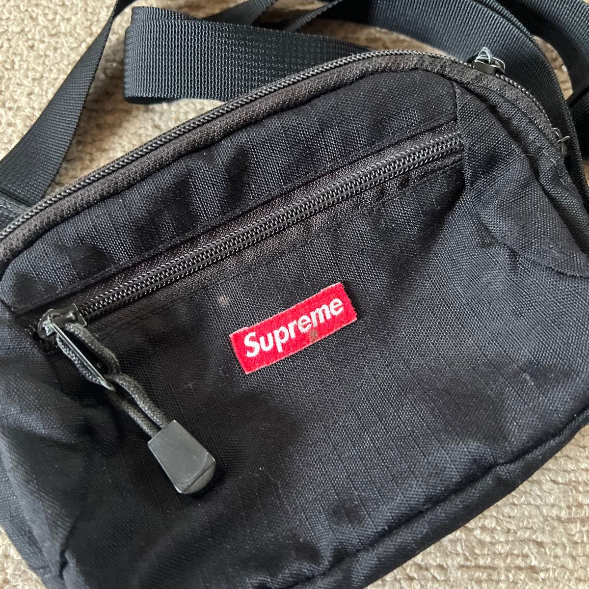 希少 12AW Supreme Utility Bag Black シュプリーム ユーティリティバッグ ポーチ ボックスロゴ 黒