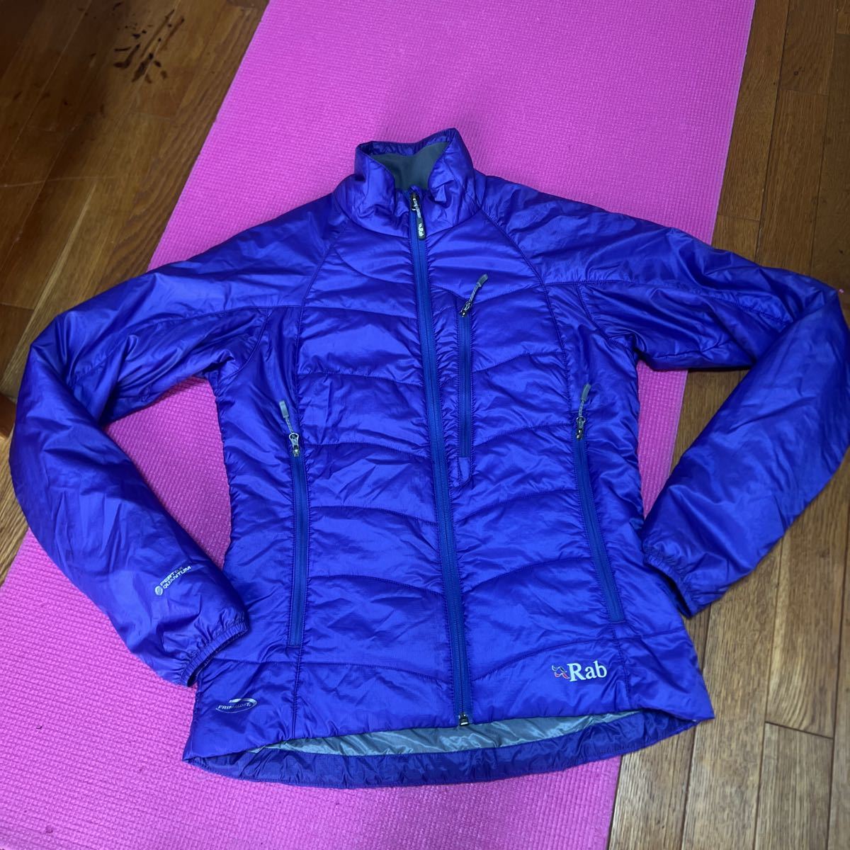 ◆Rab Women's Generator JKT JP-11号(M-L)サイズ USED品◆軽量 PRIMALOFT PERTEX QUANTUM ネイビーパープルカラー_画像1