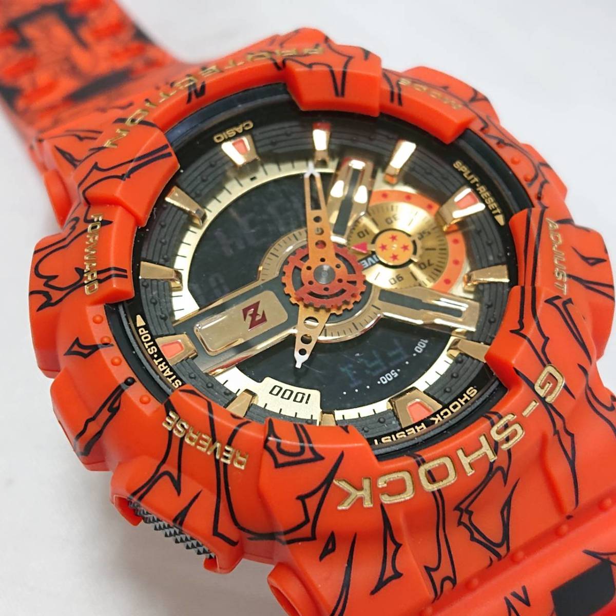 ★【１円スタート！！】G-SHOCK ドラゴンボールZコラボレーションモデル！ GA-110JDB カシオ CASIO G-ショック ジーショック 腕時計 _画像3