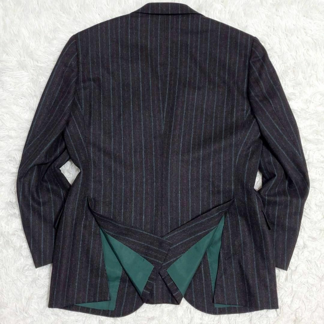  ultimate beautiful goods M Tomorrowland Zegna Trefeo cashmere wool suit setup gray stripe book@ cut feather cashmere wool jacket 