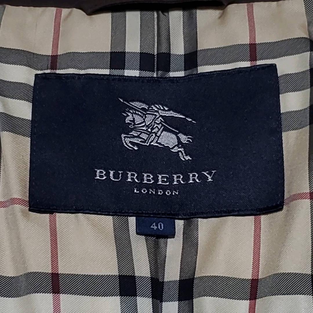 極美品 XL～2XL バーバリー オーバーサイズ ダウンコート 茶 ノバチェック 大きいサイズ BURBERRY ノヴァチェック ブラウン 40 LL 2L 3L_画像8