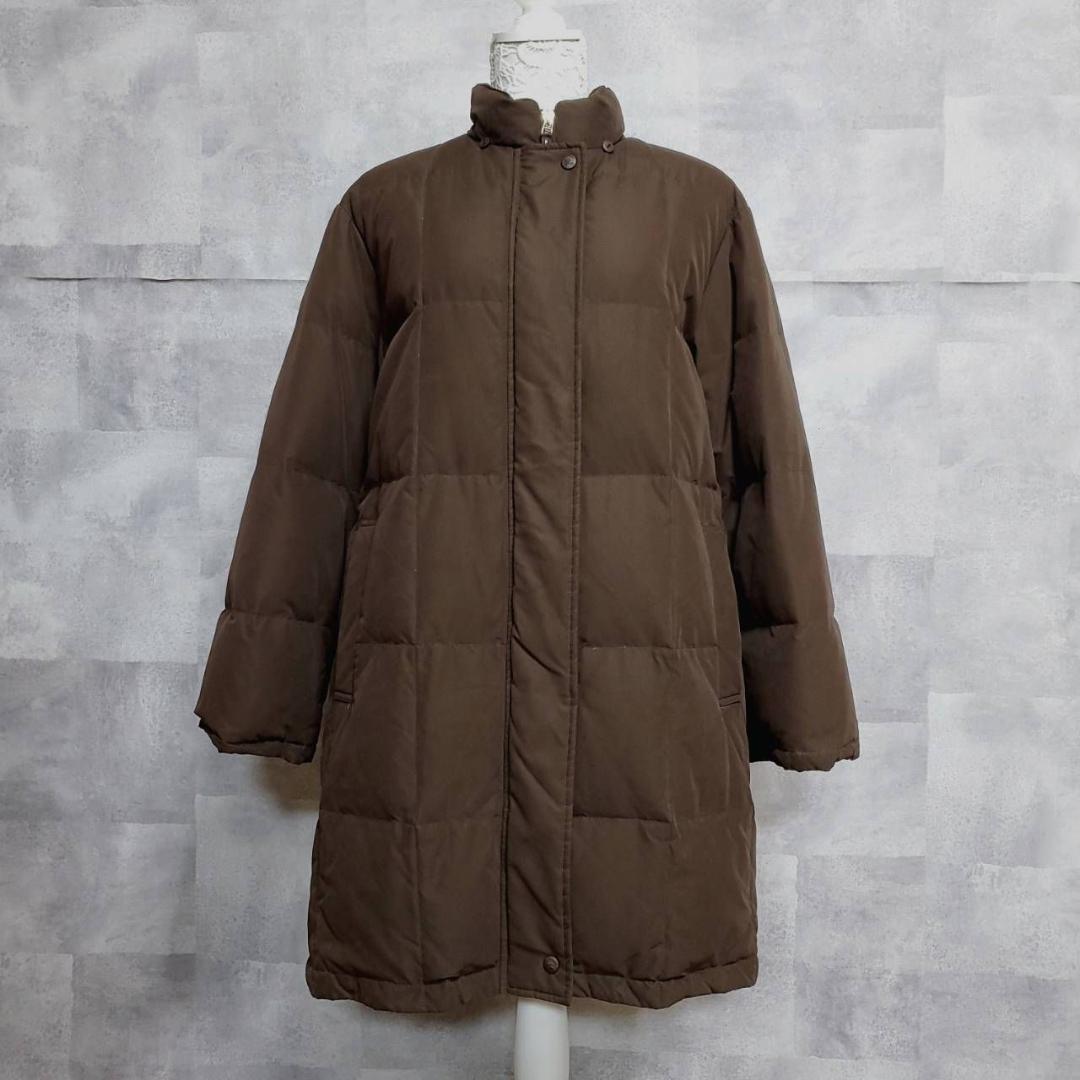 極美品 XL～2XL バーバリー オーバーサイズ ダウンコート 茶 ノバチェック 大きいサイズ BURBERRY ノヴァチェック ブラウン 40 LL 2L 3L_画像2