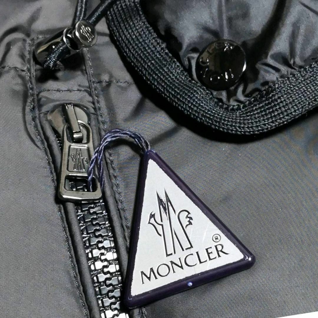 数回使用 M モンクレール ヒマレイ ダウンジャケット 黒 ワッペン ロゴ パッチ MONCLER HYMALAY アウター ブラック 2 フード アニメタグ_画像7