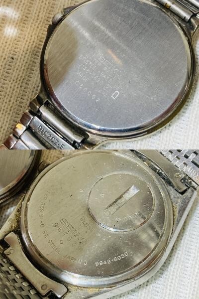 kmc12▼腕時計 10点おまとめ/レディース メンズウォッチ SEIKO.フォリフォリ 未稼働 ジャンク時計▼_画像4