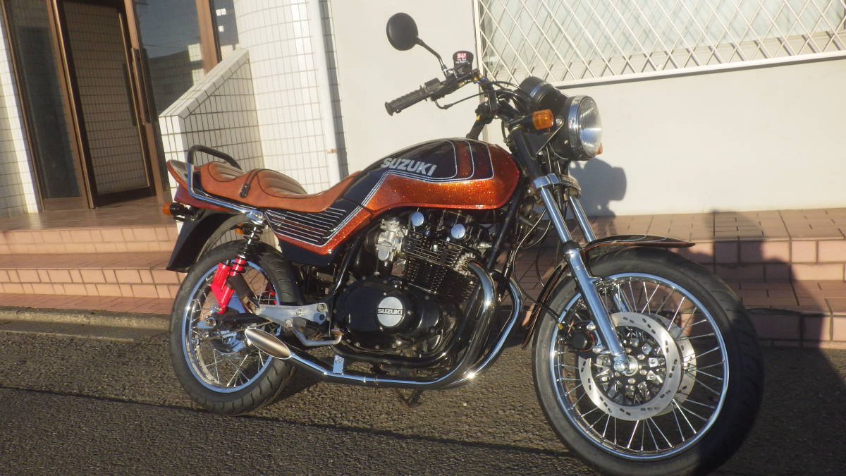 Yahoo!オークション - 三協オート 八木SPメッキ GSX400E ゴキ 腰 Yahoo!オークション - 三協オート 八木SPメッキ GSX400E ゴキ 腰