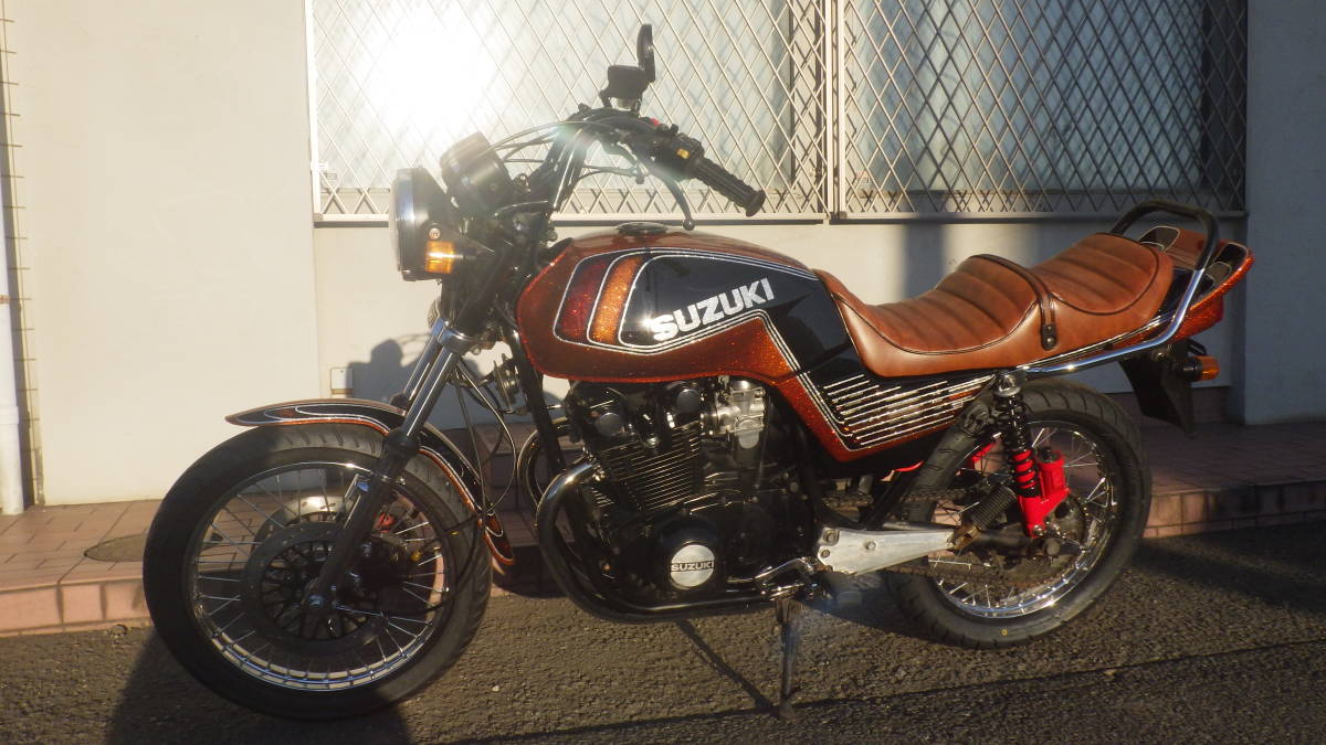 三協オート 八木SPメッキ GSX400E ゴキ 腰上O/H済 カワグチ 三協オート 八木SPメッキ GSX400E ゴキ 腰上O/H済 カワグチ