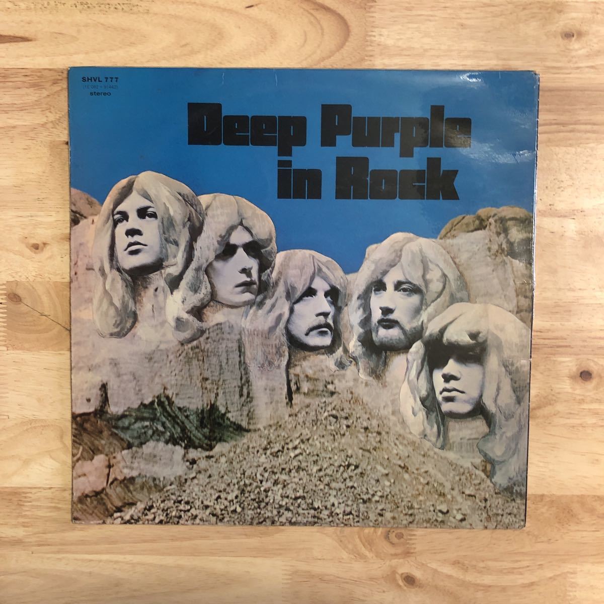 LP NOT REPRESS/NO EMI ファーストプレス!! DEEP PURPLE/DEEP PURPLE IN ROCK[UKオリジナル:初年度'70年PRESS:COATING JKT:UKORIG SLV付き]_画像2