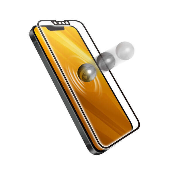 【2枚】エレコム iPhone 14 Plus / 13 Pro Max ガラスフィルム フレーム付き SHOCKPROOF 高透明 液晶 PM-A22BFLGZF 4549550262828_画像4