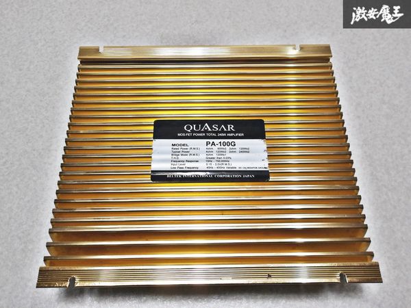 * with guarantee * QUASARke-sa-PA-100G power amplifier car amplifier audio amplifier 240W immediate payment shelves M-2