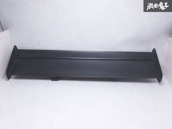 EA11Rにて使用!! 社外品 汎用品 アルミ GTウィング ウイング 外装 ブラック 全長約105cm 幅約21cm 高さ約12.5cm 即納 棚R-1の画像1