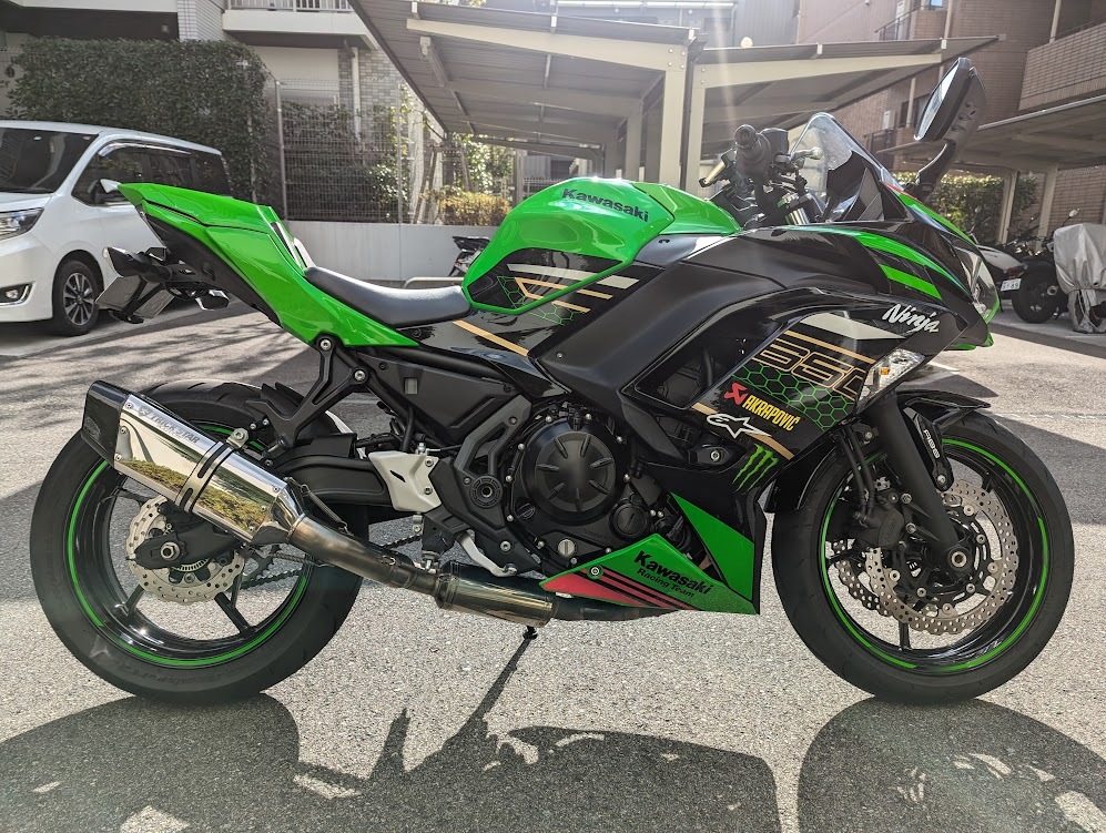 【カスタム費用約40万円】Kawasaki Ninja650(2020) KRT Edition【車検有】 _画像1