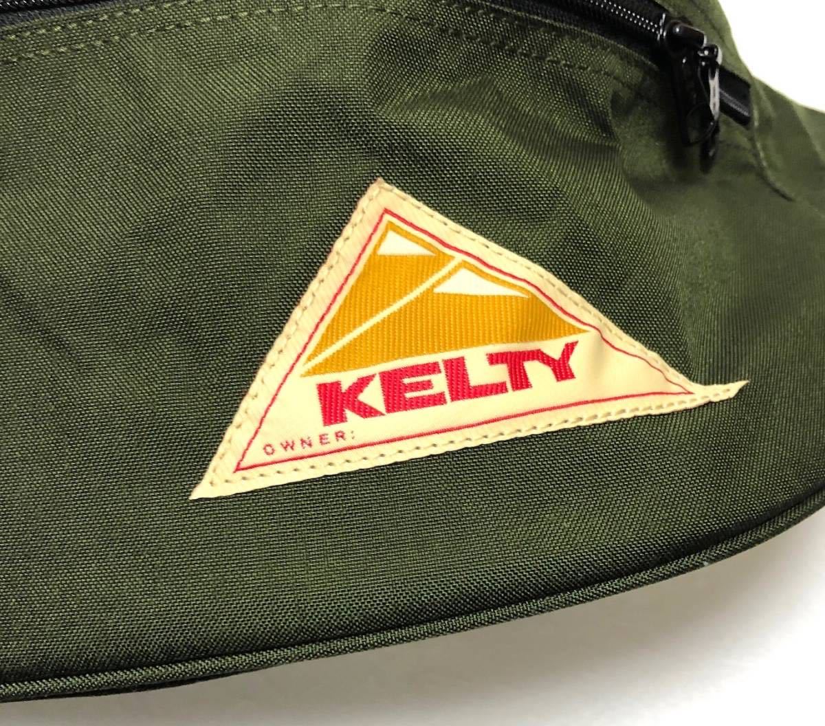 KELTY ケルティ ボディバッグ 2402082 ウエストバッグ オリーブ　ショルダーバッグ　美品_画像4