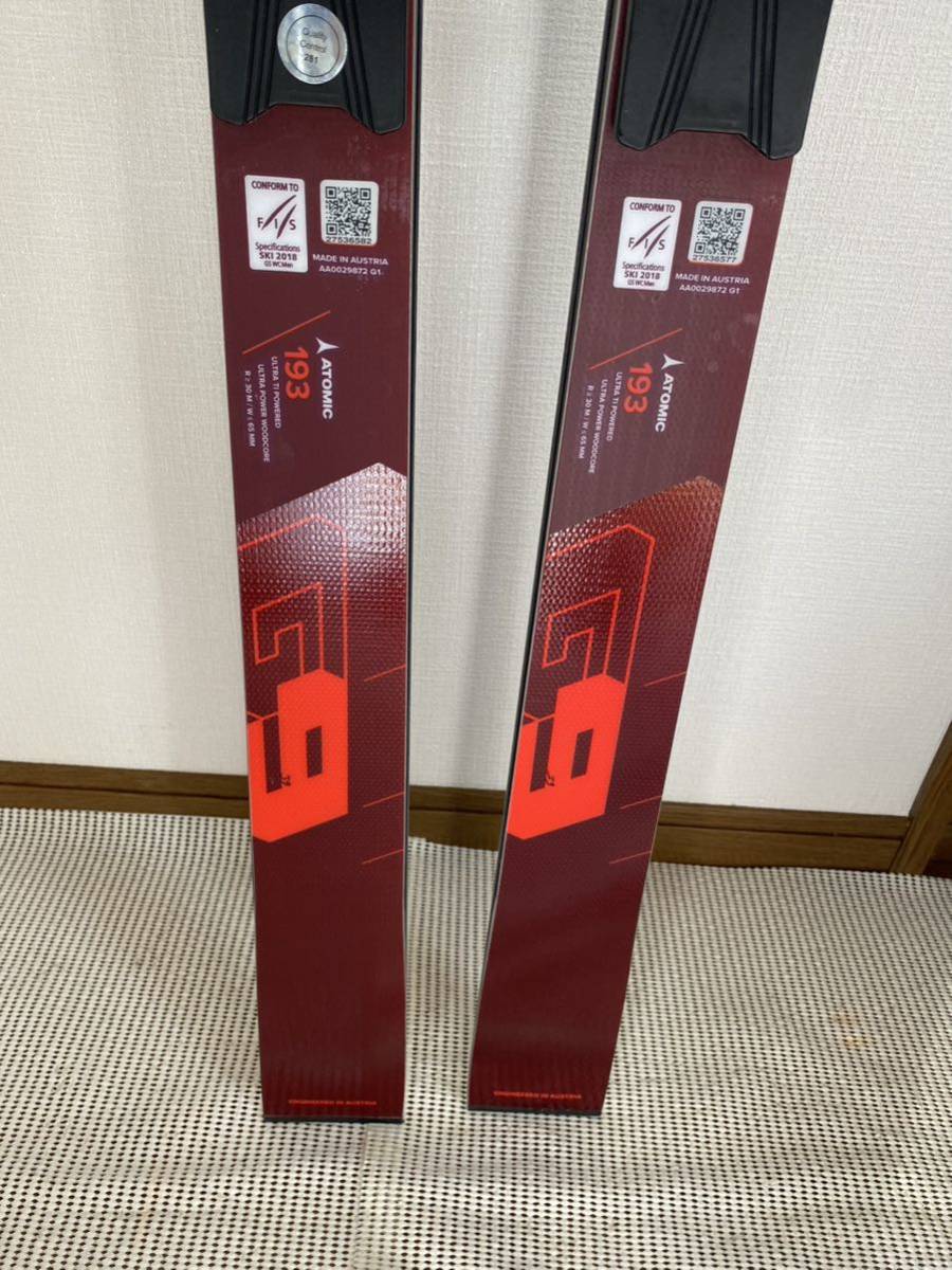 新品　アトミック GSスキー板 2024 ATOMIC REDSTER G9 FIS REVOSHOCK M I 193cm　(板のみ）_画像3