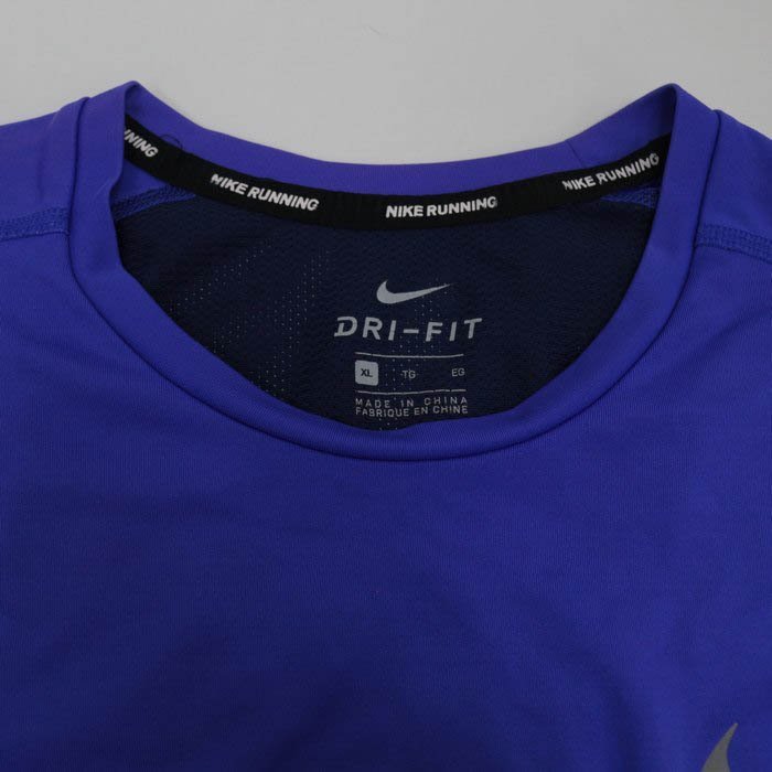 ナイキ Tシャツ 半袖 大きいサイズ ドライフィット スポーツウエア トップス メンズ XLサイズ ブルー NIKE_画像4