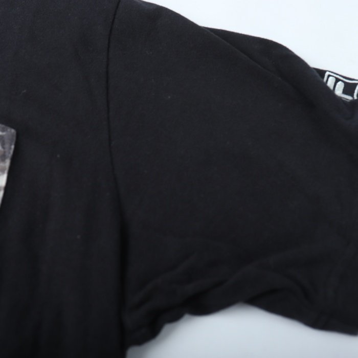 フィラ Tシャツ 半袖 大きいサイズ コットン100% スポーツウエア トップス 黒 メンズ LLサイズ ブラック FILA_画像5