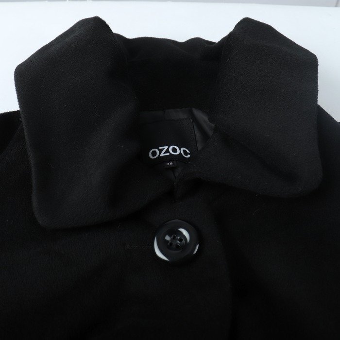 オゾック コート ジャケット アウター レディース 38サイズ ブラック OZOC_画像4
