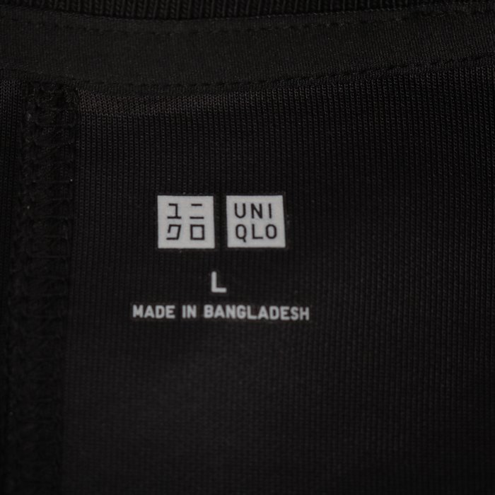 ユニクロ 長袖スウェット スエット トレーナー ドルマン袖 レディース Lサイズ ブラック UNIQLO_画像3