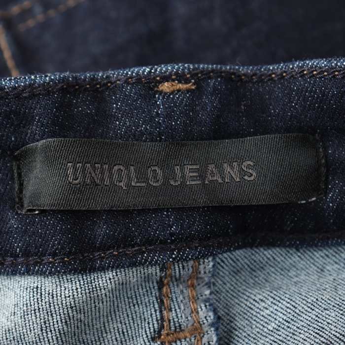 ユニクロ スキニー デニム ジーンズ パンツ UNIQLO JEANS レディース 24(61cm)サイズ ネイビー UNIQLO_画像3