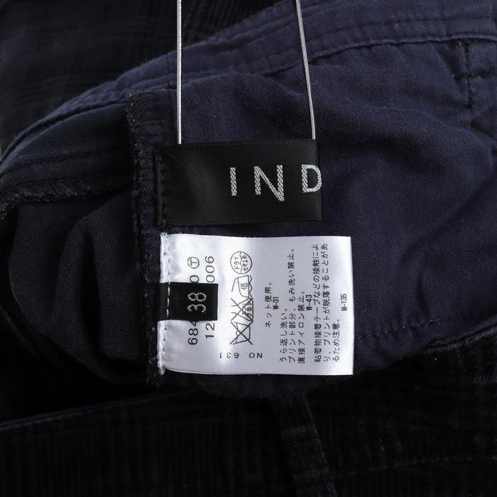  Indivi брюки в клетку обтягивающие джинсы джинсы женский 38 размер черный INDIVI