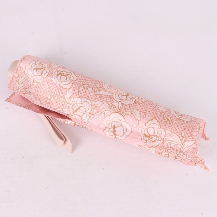 ニナリッチ 折りたたみ傘 花柄 ロゴ 収納時約25cm ブランド 傘 レディース ピンク NINA RICCI_画像6