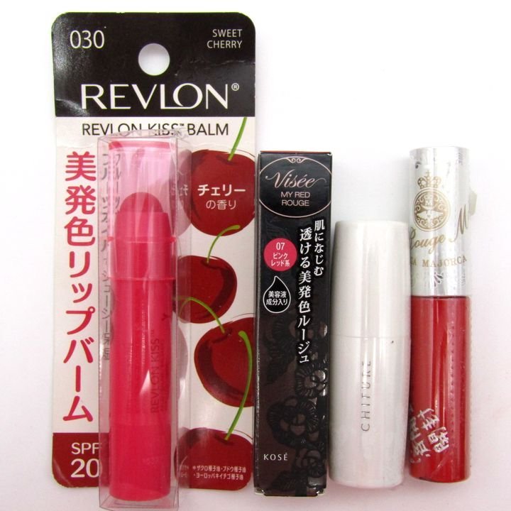 レブロン/ヴィセ/資生堂他 リップバーム等 未使用 7点セット まとめて 大量 コスメ レディース REVLONetc._画像3