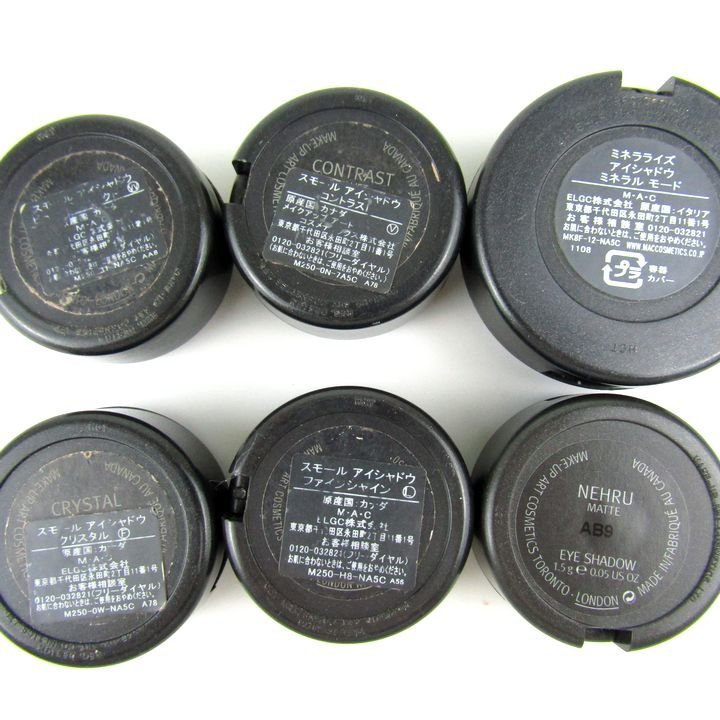  Mac eyeshadow unused have 6 point set together large amount cosme lady's MAC