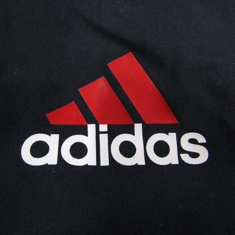 アディダス ナイロンジャケット クライマプルーフ ジャンパー アウター キッズ 男の子用 150サイズ ブラック adidas_画像6