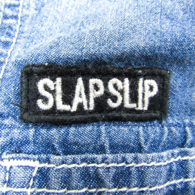 スラップスリップ ツナギ ロンパース デニム 未使用品 ベビー 男の子用 90サイズ ブルー SLAP SLIP_画像6