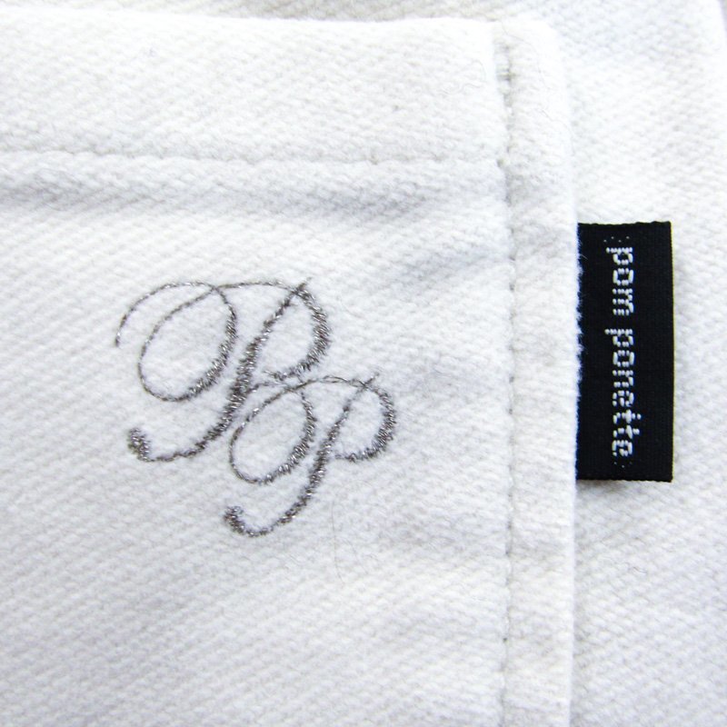 ポンポネット フレアスカート リボン柄 キッズ 女の子用 130サイズ オフホワイト pom ponette_画像6