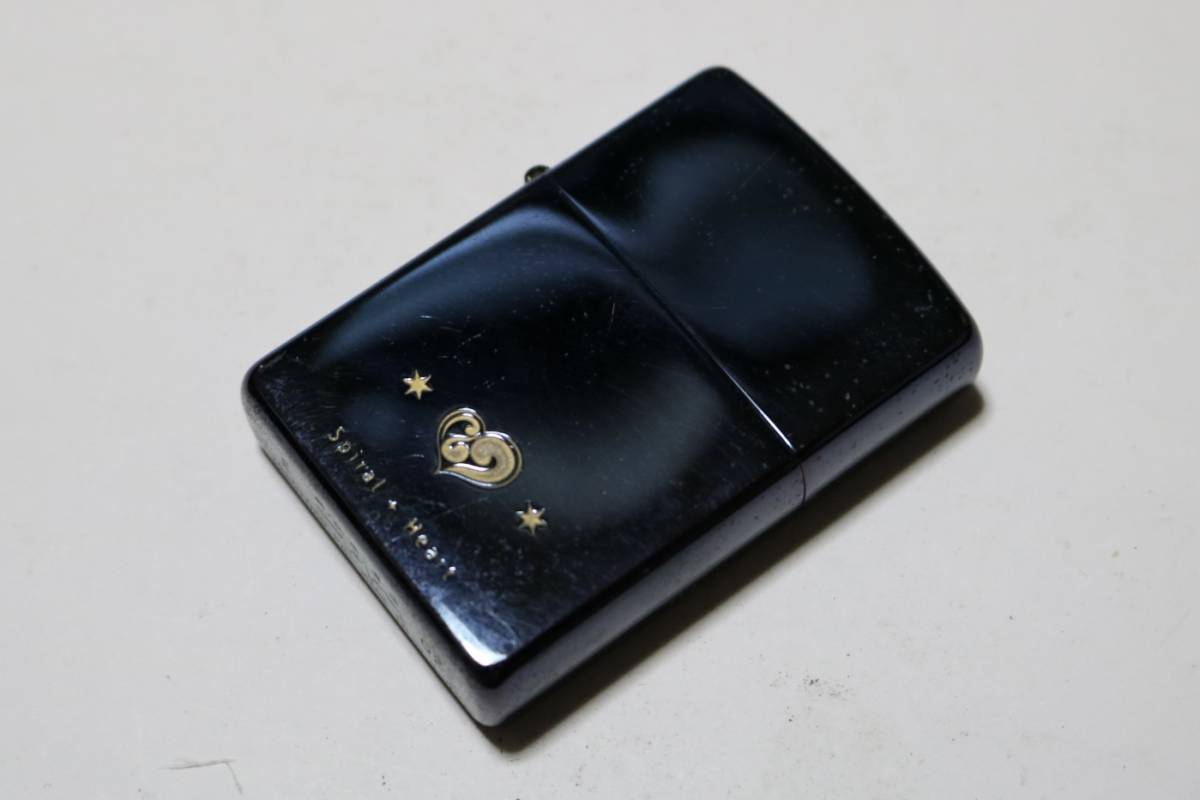 ZIPPO ジッポー スパイラル ハート 中古品_画像1