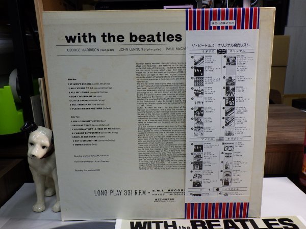 mK6｜無傷！【 LP / TOSHIBA EMI JP MAT: 2S/2S / w/OBI 】「WITH THE BEATLES」ビートルズ_画像2