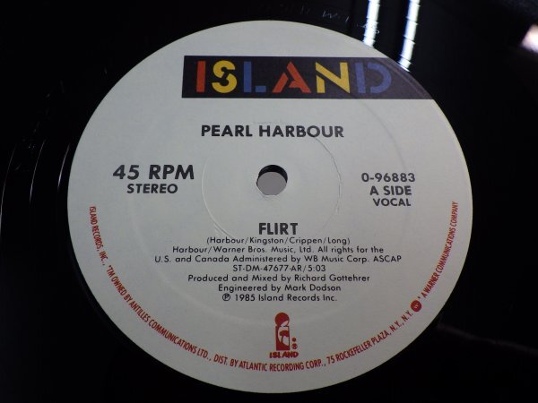 mK6｜【 '12inch / 1985island US orig / SISV 】Pearl Harbour「Flirt」｜THE MODS  森山達也 パンク PUNKの画像5