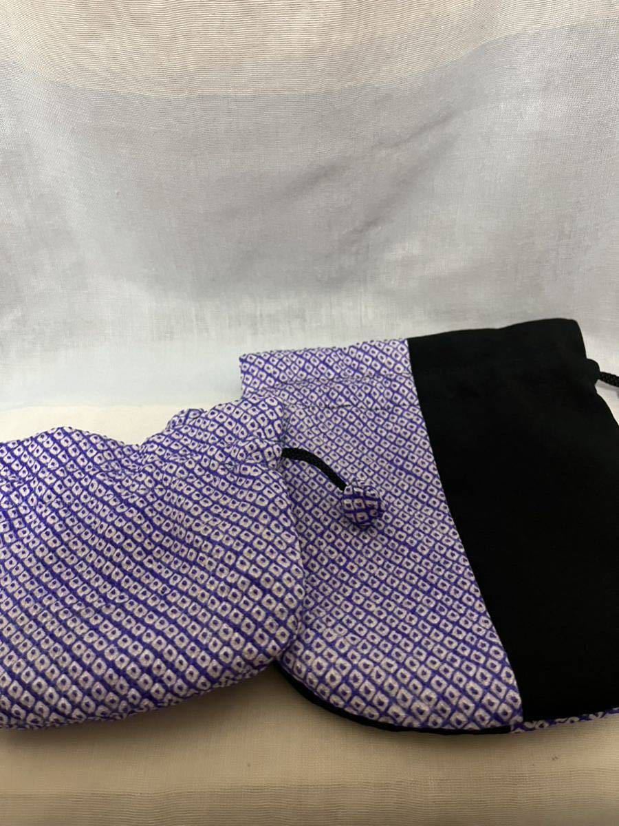 巾着セット（紫絞り）_画像5