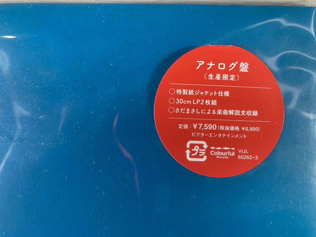 [2-36] さだまさし アオハル49.69 数量限定生産アナログ盤　直筆サインポストカード ロックグラス コースター_画像2