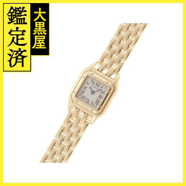 CARTIER カルティエ　時計　ミニパンテール　W25034B9　イエローゴールド　クオーツ　アイボリー文字盤　【431】2147100483734_画像2