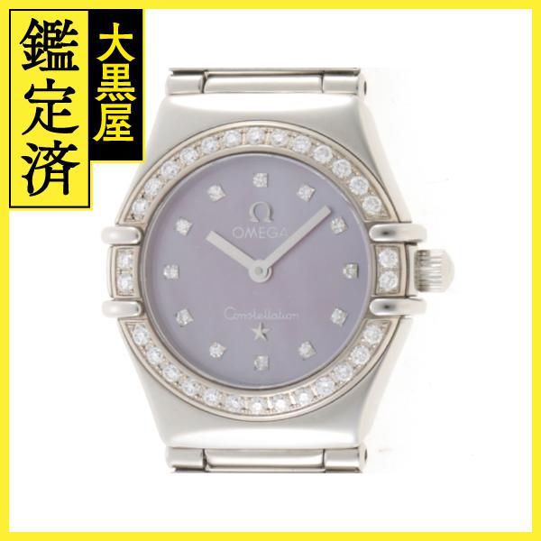 OMEGA　オメガ　腕時計　コンステレーション　ミニ　マイチョイス　ダイヤベゼル　1457.78　ステンレススチール　ダイヤ12P　【205】