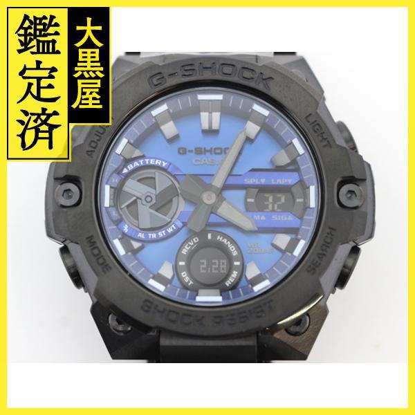 カシオ G-SHOCK G-STEEL GST-B400BD-1A2JF ブルー文字盤 SS/樹脂 タフソーラー メンズ M【200】_画像1